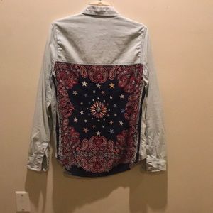 Free people chambray button down